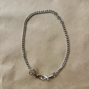 Silver chain necklace